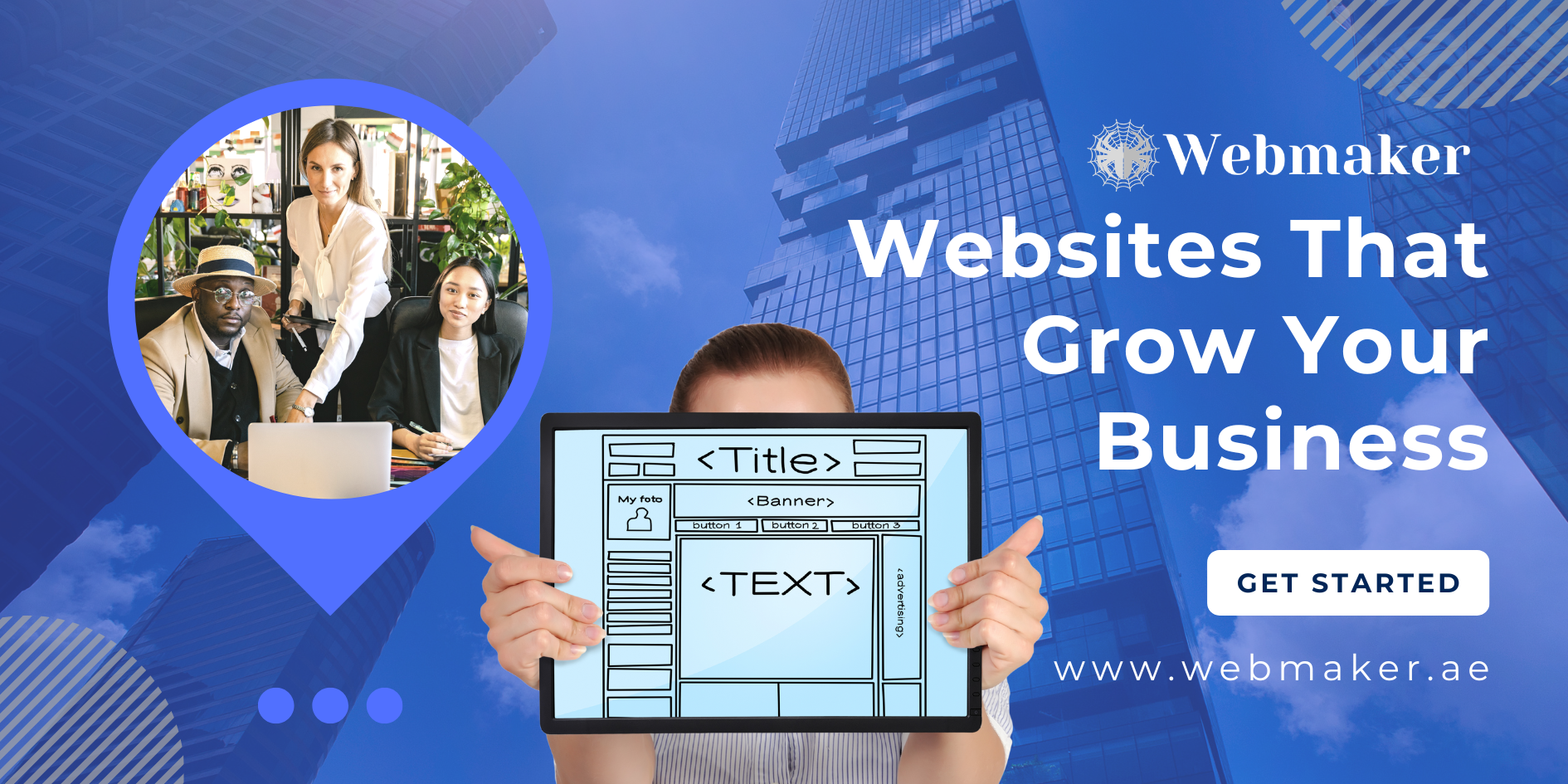 Responsive mobile-friendly website design JBR Dubai - Webmaker