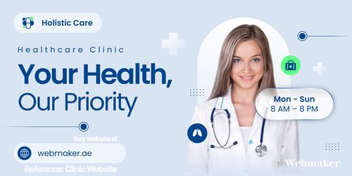 Healthcare clinic website design