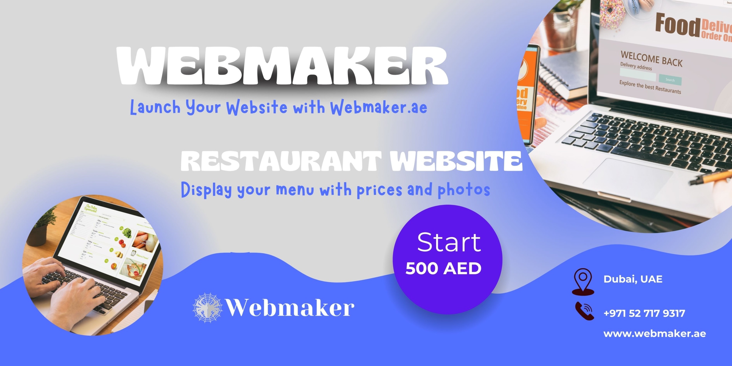 Resturant Web Design Dubai Wemaker Scaled