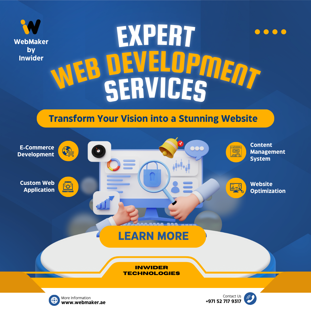 Web Development Services Webmaker - Dubai