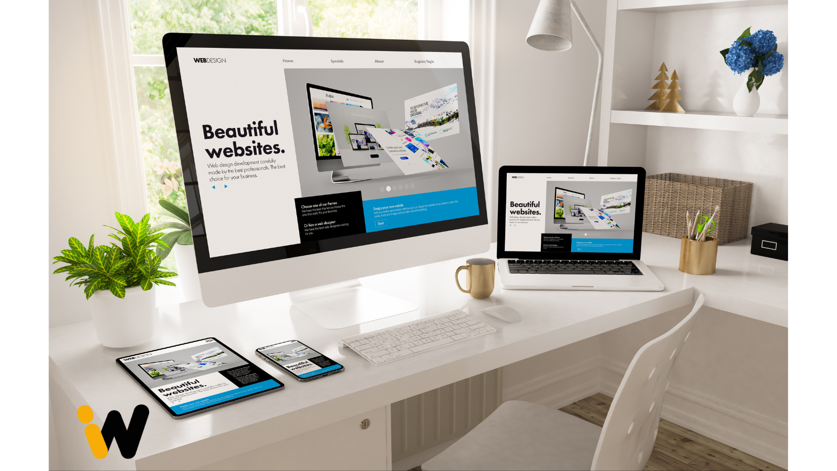Yellow Online Business Facebook Cover