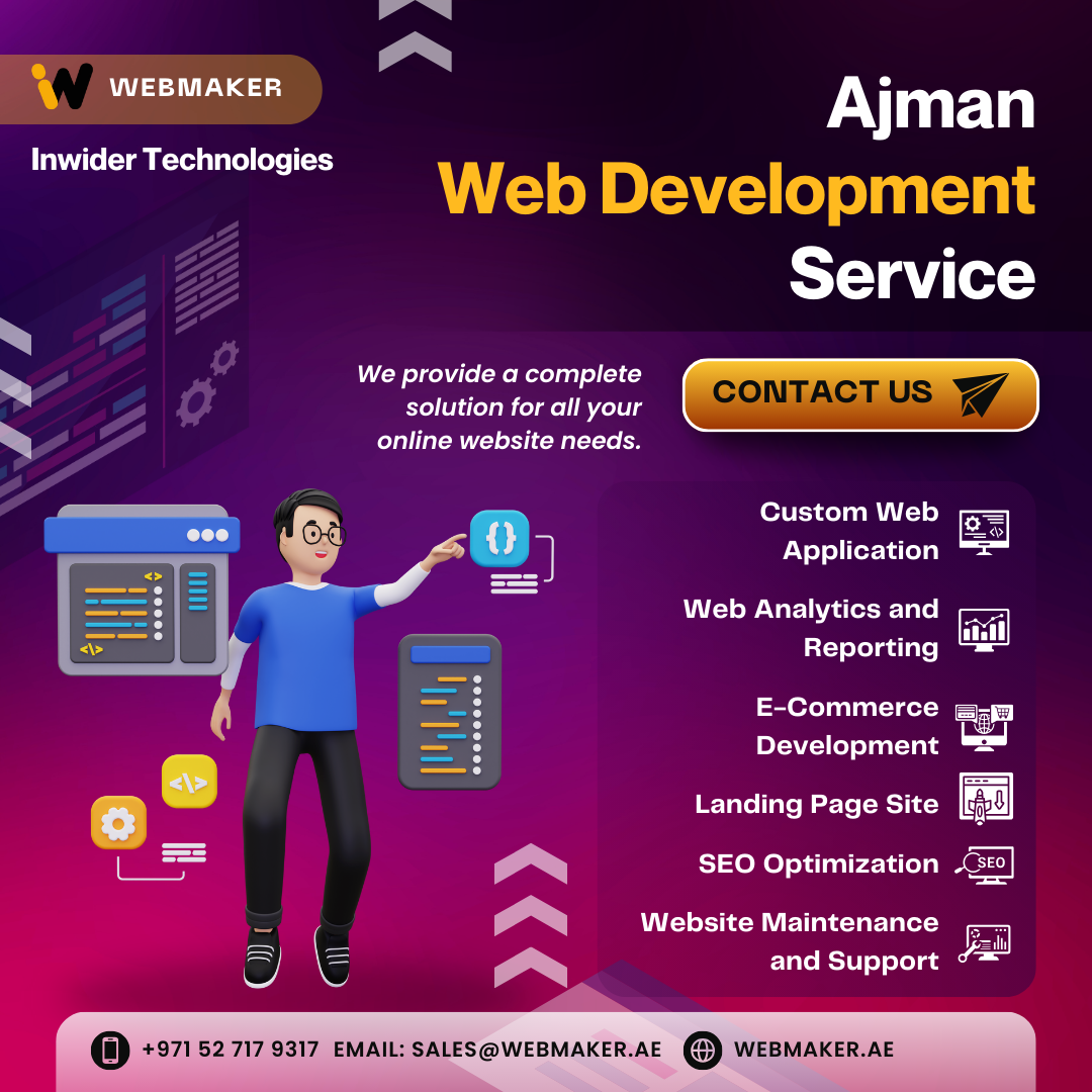 Ajman Web Development Services Webmaker