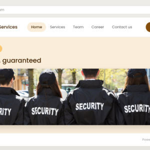 Security Services Home